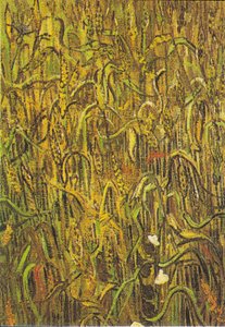 Hvedestængler af Vincent van Gogh